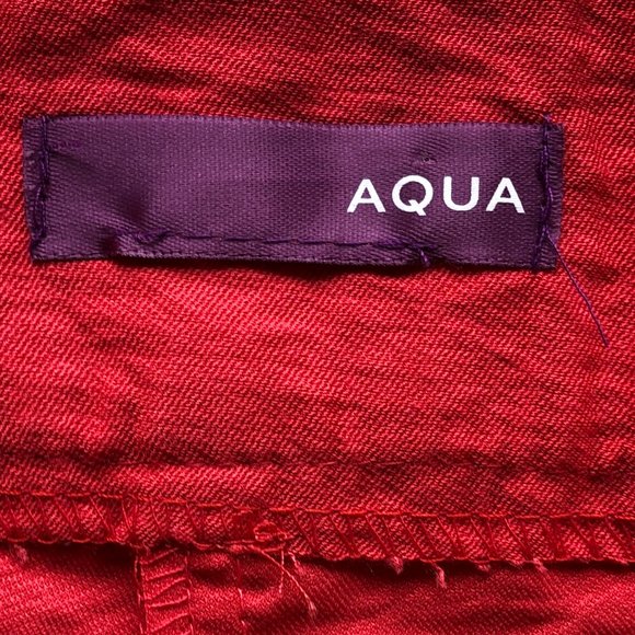 Aqua Textured Red Shorts - Picture 4 of 10